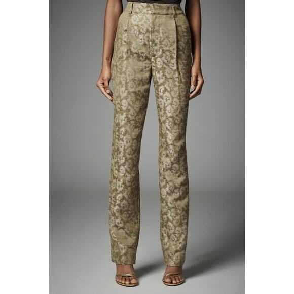 New ANTHROPOLOGIE Scotch & Soda Robyn Relaxed Tapered Pants $168 SIZE 28 Green - Picture 3 of 6